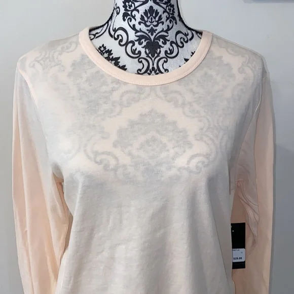 NWT!! Hurley Long Sleeve Crop Top Women's Pink Size Small - Picture 2 of 4